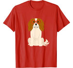 Cavalier King Charles Spaniel Valentine’s Day Heart T Shirt