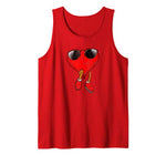 Cool Heart Sunglasses Cool Retro Valentines Day Gift Tank Top
