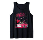 Couple Bernese Mountain Dog Truck Valentine’s Day Tank Top