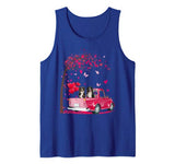 Couple Bernese Mountain Dog Truck Valentine’s Day Tank Top
