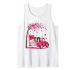 Couple Bernese Mountain Dog Truck Valentine’s Day Tank Top