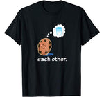 Couples Matching Cookie And Milk Valentine Gift T-shirt