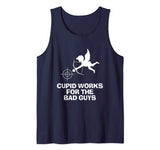 Cupid Works For The Bad Guys Valentines Tank Top