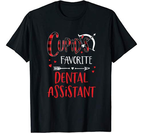 Cupid’s Favorite Dental Assistant Valentine’s day Gift T-Shirt