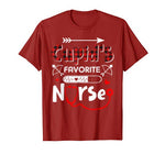 Cupid’s Favorite Nurse Valentine Day Nursing Medical Tee T-Shirt