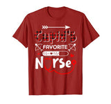 Cupid’s Favorite Nurse Valentine Day Nursing Medical Tee T-Shirt
