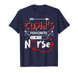 Cupid’s Favorite Nurse Valentine Day Nursing Medical Tee T-Shirt
