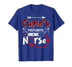 Cupid’s Favorite Nurse Valentine Day Nursing Medical Tee T-Shirt
