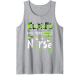 Cupid’s Favorite Nurse Valentine Day Tank Top