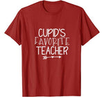 Cupids Favorite Teacher T-Shirt Valentines Day School Tee