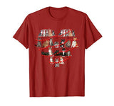 Cute Cat Valentine Heart Ornament Decor Valentines Day Gift T-Shirt