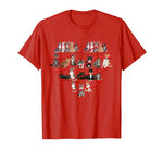Cute Cat Valentine Heart Ornament Decor Valentines Day Gift T-Shirt