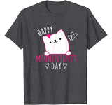 Cute Cat Valentines Day Shirt for Girls Kitty Quote Tshirt