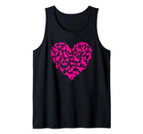 Cute Dog Heart Shirt Pet Owner Gift Idea Funny Dog Valentine Tank Top