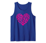 Cute Dog Heart Shirt Pet Owner Gift Idea Funny Dog Valentine Tank Top