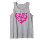 Cute Dog Heart Shirt Pet Owner Gift Idea Funny Dog Valentine Tank Top