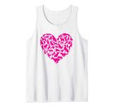 Cute Dog Heart Shirt Pet Owner Gift Idea Funny Dog Valentine Tank Top