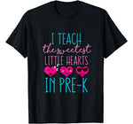 Cute Funny Saying Gift for Sweet Valentines Day PreK Teacher T-Shirt