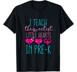 Cute Funny Saying Gift for Sweet Valentines Day PreK Teacher T-Shirt