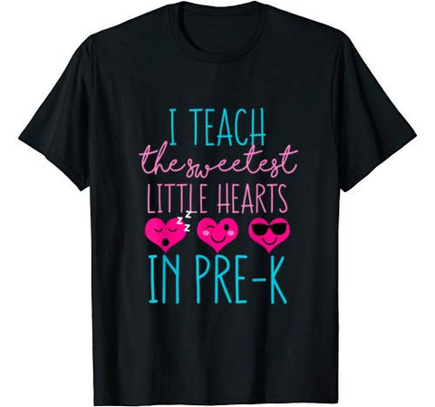Cute Funny Saying Gift for Sweet Valentines Day PreK Teacher T-Shirt
