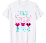 Cute Funny Saying Gift for Sweet Valentines Day PreK Teacher T-Shirt