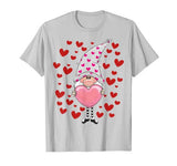 Cute Gnomes Hearts Valentines Gift Couple & Crush Matching T-Shirt
