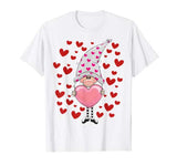 Cute Gnomes Hearts Valentines Gift Couple & Crush Matching T-Shirt