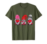 Cute Gnomes Valentines Gift Couple Matching T-Shirt