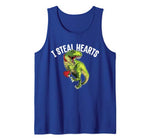 Cute Valentines Gift for boy kids -I Steal Hearts Dinosaur Tank Top