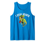 Cute Valentines Gift for boy kids -I Steal Hearts Dinosaur Tank Top
