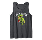 Cute Valentines Gift for boy kids -I Steal Hearts Dinosaur Tank Top