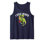 Cute Valentines Gift for boy kids -I Steal Hearts Dinosaur Tank Top