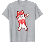 DOGE meme Valentine’s Day shirt – DABBING SHIBA INU t-shirt