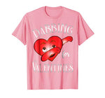 Dabbing For Valentines Day Cute Funny Heart Love T-Shirt