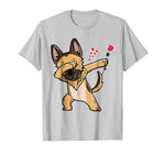 Dabbing German Shepherd Shirt Valentines Day Shirt Gift