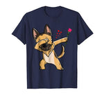 Dabbing German Shepherd Shirt Valentines Day Shirt Gift