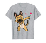 Dabbing German Shepherd Shirt Valentines Day Shirt Gift