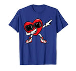 Dabbing Heart T-Shirt Valentines Day Love Funny Tee