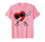 Dabbing Heart T-Shirt Valentines Day Love Funny Tee
