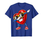 Dabbing Heart Valentine’s Day Heart Love Gift for Kids Boys T-Shirt