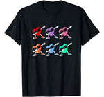Dabbing Hearts Valentines Day Funny Boys Girl Kids T-Shirt
