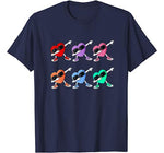 Dabbing Hearts Valentines Day Funny Boys Girl Kids T-Shirt
