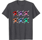 Dabbing Hearts Valentines Day Funny Boys Girl Kids T-Shirt