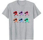 Dabbing Hearts Valentines Day Funny Boys Girl Kids T-Shirt