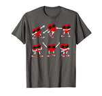 Dancing Hearts Dance Challenge Valentines Day Boys Girl Kids T-Shirt
