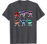 Dancing Hearts Dance Challenge Valentines Day Boys Girl Kids T-Shirt