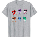 Dancing Hearts Dance Challenge Valentines Day Boys Girl Kids T-Shirt