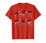 Dancing Hearts Dance Challenge Valentines Day Boys Girl Kids T-Shirt