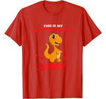 Dinosaur This Is My Valentine Pajama Shirt Valentines Day T-Shirt