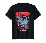 Dinosaur Valentines Day T-Rex RAWR Means I Love You Gifts T-Shirt